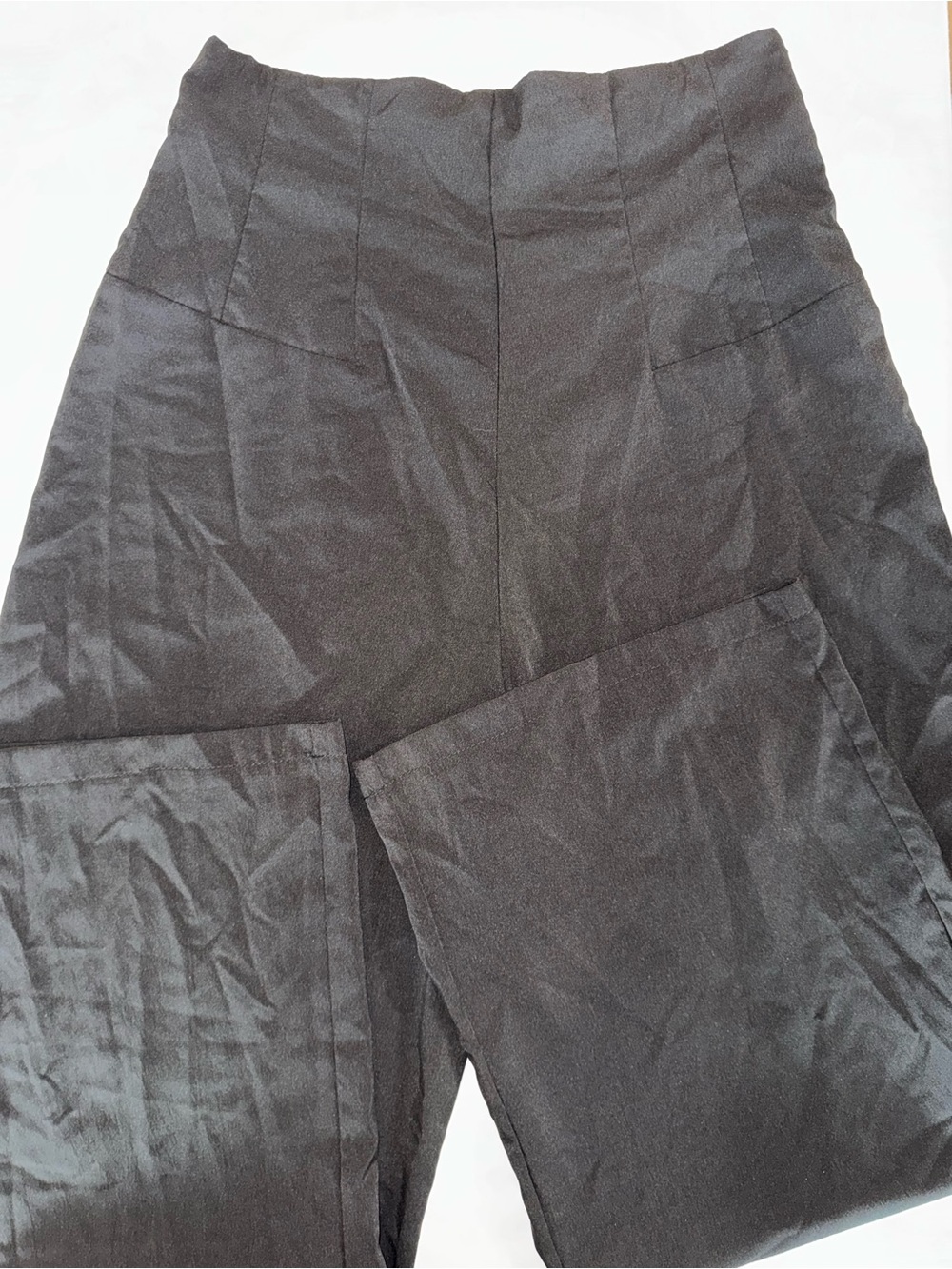 SHEIN High-Waist Black Wide-Leg Women's Pants L